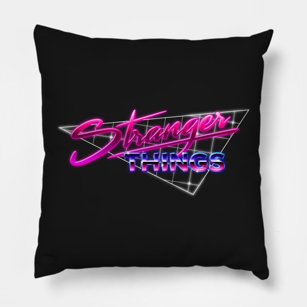 Stranger since the 80's Pillow by bad_nobe