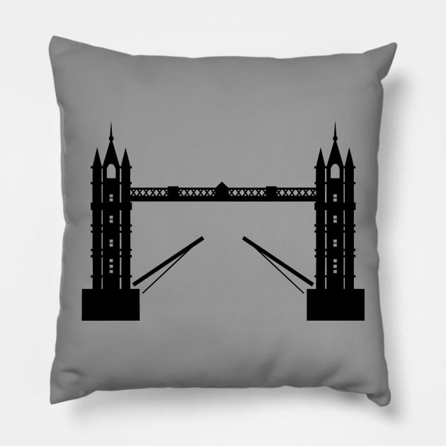 Tower Bridge in London, England Pillow by gorff