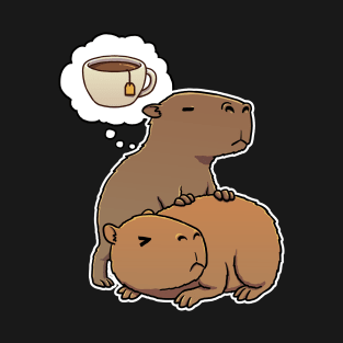 Capybara thirsty for tea T-Shirt