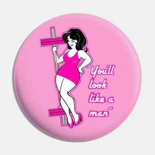 Barbell girl, gym girl, fitness girl, weightlifting girl Pin