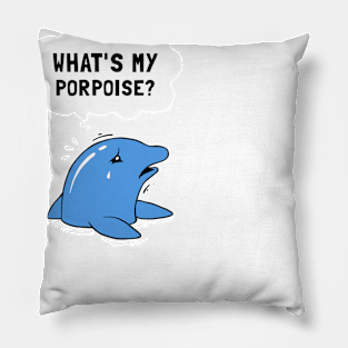 What's My Porpoise? Pillow