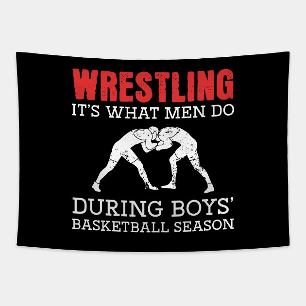Wrestling Tapestry by maxcode