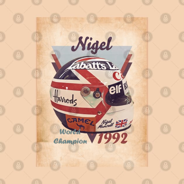 1992 Nigel Mansell by Popcult Posters
