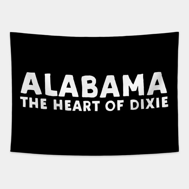 Alabama - The Heart of Dixie Tapestry by Novel_Designs