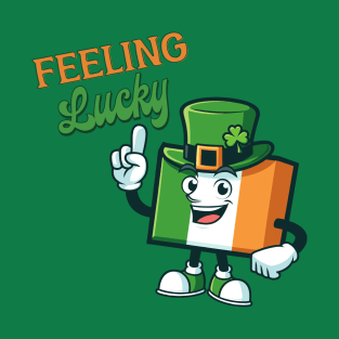 Feeling Lucky - Funny Saint Patrick's Day - Retro St Patrick's Day - St Paddy's Day T-Shirt