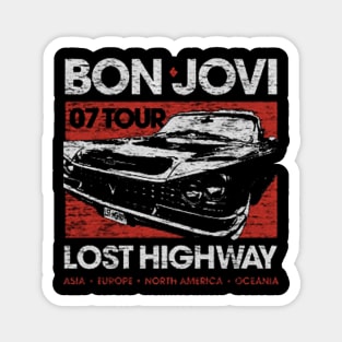 2022 bon tour band jovi 07 tour lost highway Magnet