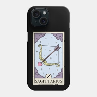 Sagittarius card Phone Case