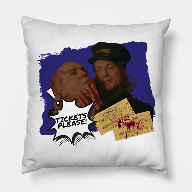 Lestat - TICKETS PLEASE! Pillow by nocontextlestat