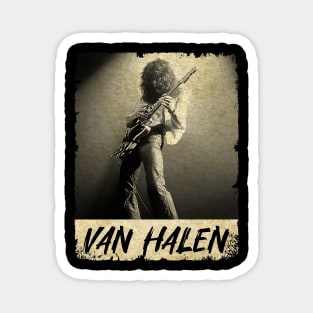 Retro Style Van Halen Magnet