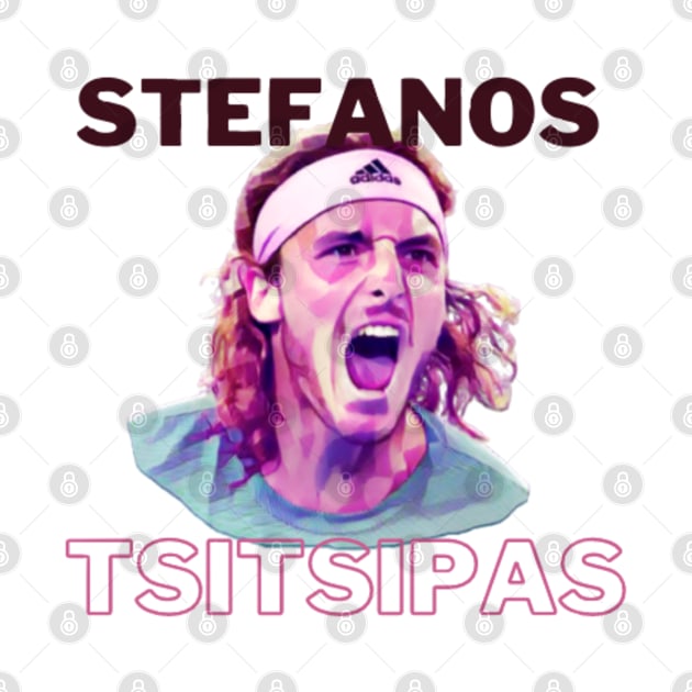 stefanos tsitsipas by BorodinaAlen