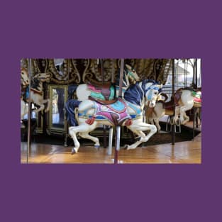 Vintage Carousel Horse galloping 2 T-Shirt