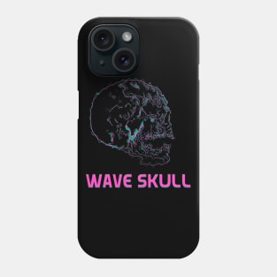 wave skull Phone Case