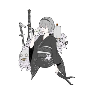 2B Kimono (Nier;Automata) T-Shirt