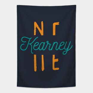 Kearney NE City Typography Tapestry