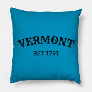 Vermont Est 1791 Pillow