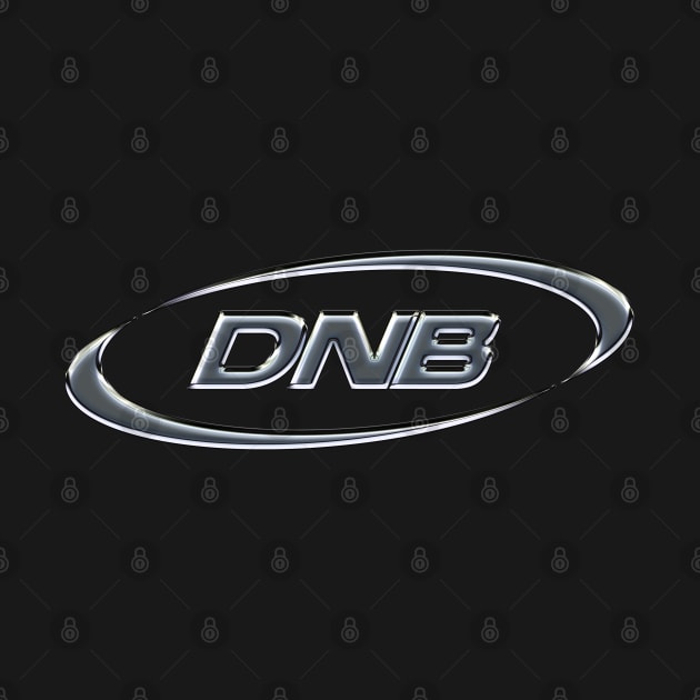 DNB Rave Chrome by Drum And Bass Merch