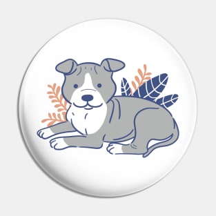 American Staffordshire Terrier Puppy Pin