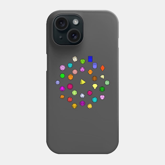 Gmtrx Seni Lawal Polyhedra Matrix Phone Case by Seni Lawal