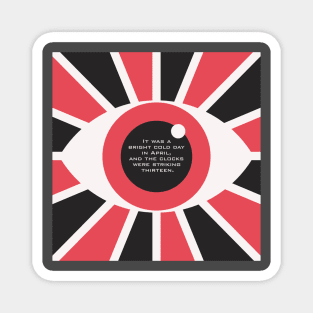 Orwell's 1984 for book lovers Magnet