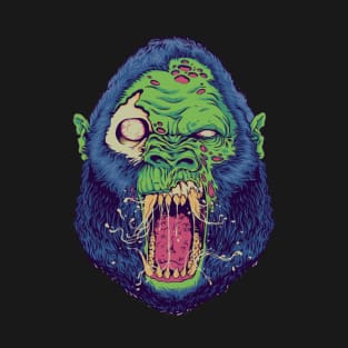 Monster Angry Gorilla Head Kong T-Shirt