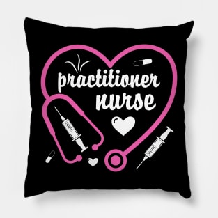 Practitioner Nurse Valentines Day Heart Pillow