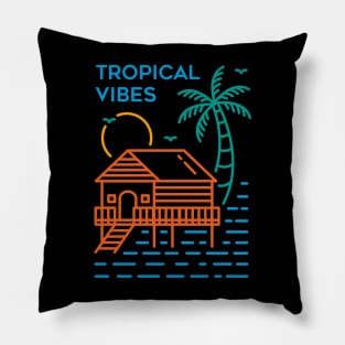 Tropical Vibes 3 Pillow