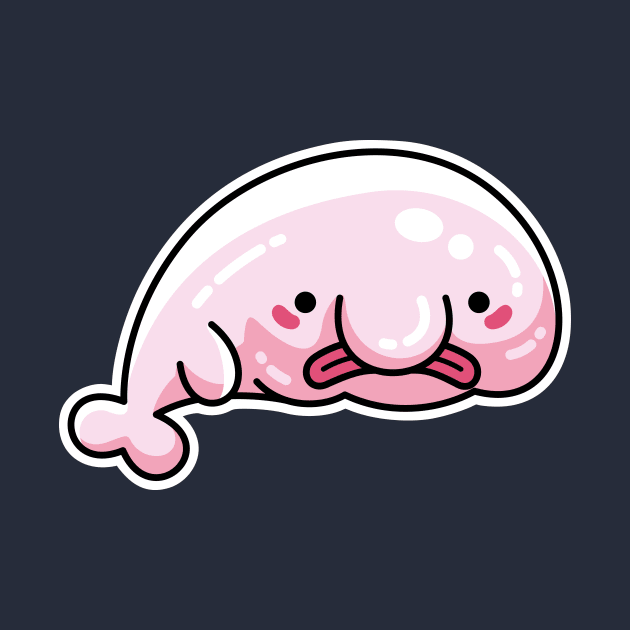 Kawaii Cute Blobfish by freeves