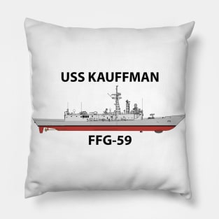 USS KAUFFMAN - FFG-59 OH PERRY CLASS Pillow