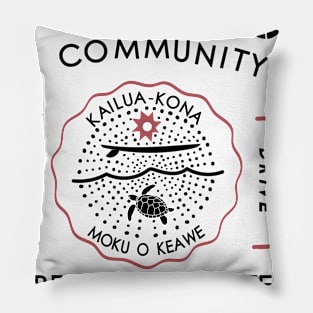 Kahalu`u Community Pillow