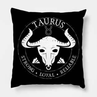 Taurus Zodiac Birthday Star Sign Zodiac Gift Pillow