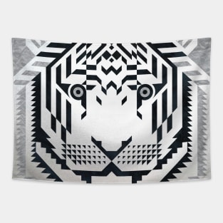 White Tiger Tapestry