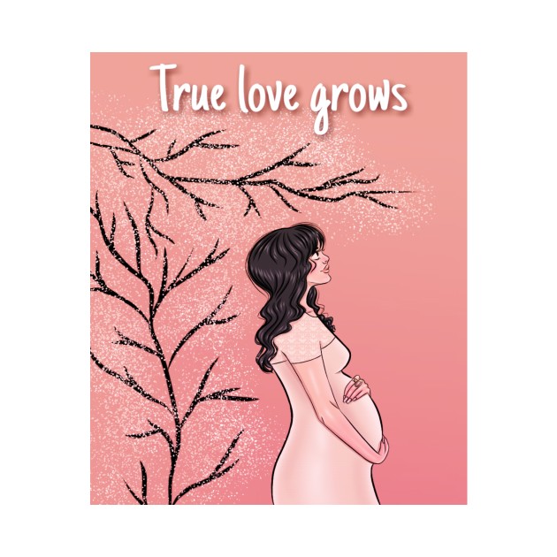 True love grows by Tabitha Illustrations and Graphic designs
