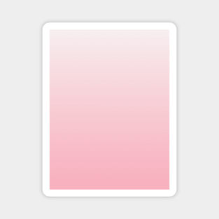 Pale Coral to French Rose Pink Ombre Fade Sunset Gradient Magnet