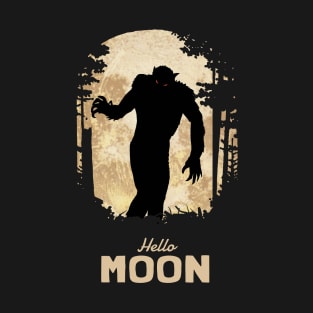 Hello Full Moon Night T-Shirt