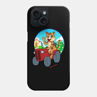 Tractor Critters Cat Phone Case