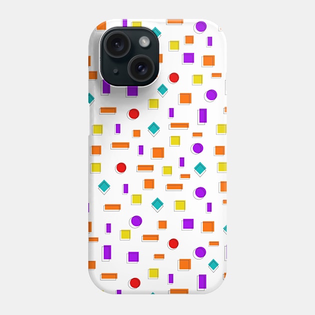 COLOR Retro Shapes Phone Case by SartorisArt1