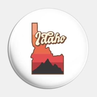 Idaho Retro Pin