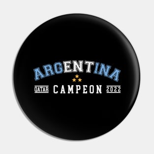 Argentina World Cup Champions, Perfect Argentina Campeón Mundial Qatar 2022 Pin