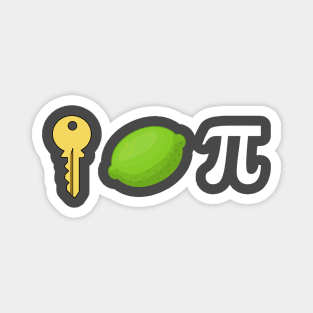 Key lime Pie Design funny Magnet