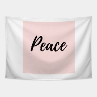 Peace - Image of the word Peace Tapestry