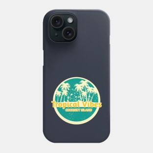 Tropical Vibes On Coconut Island Phone Case