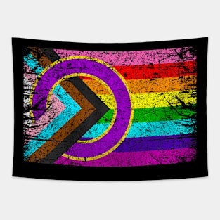 Intersex Inclusive Progress Pride Flag Lgbt Progress Tapestry