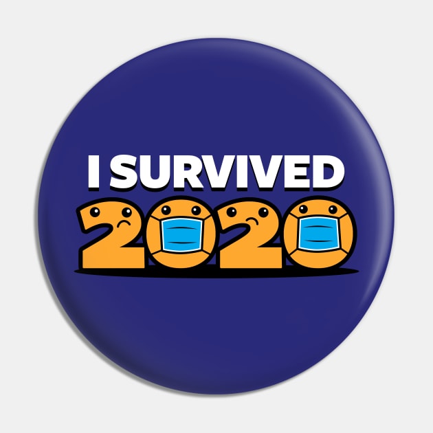 Funny Pandemic 2020 I Survived Kawaii Slogan Funny Meme Pin by BoggsNicolas