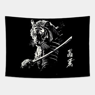 samurai tiger Tapestry