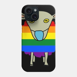 Anti-Mask Mask-Wearing Sheep LGBT Pride Phone Case