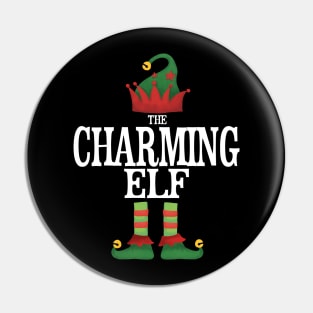 Charming Elf Matching Family Group Christmas Party Pajamas Pin