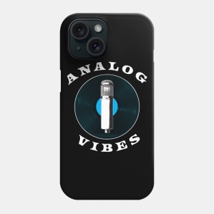 Analog Vibes Blue Vinyl Record T-Shirt Phone Case