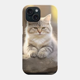 Cat Furry Pet Animal Tranquil Peaceful Phone Case