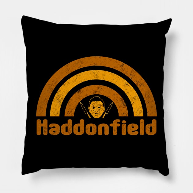 Haddonfield Slasher Pillow by Milasneeze