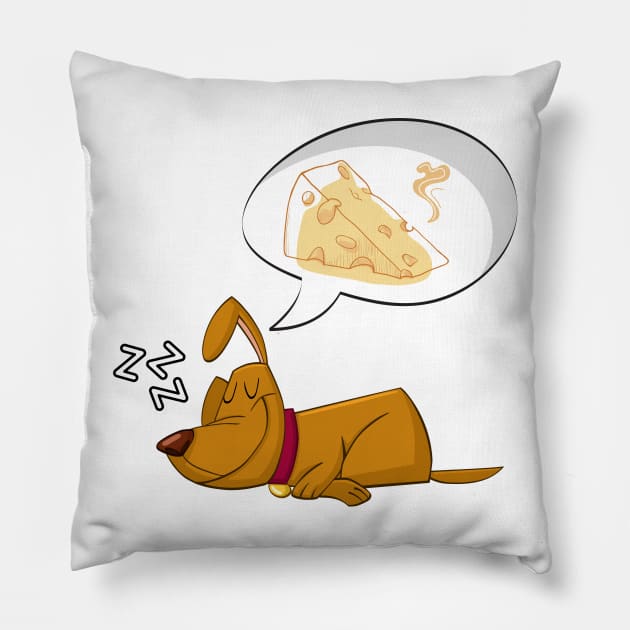 Sweet Dream are Made of Cheese Pillow by JaunzemsR